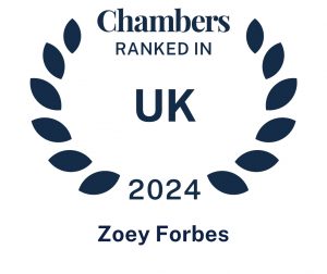 Chambers UK 2024- Zoey Forbes